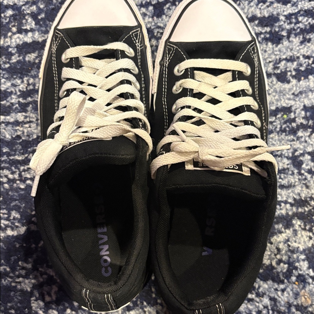 Converse Black and White Sneakers - Picture 4 of 7